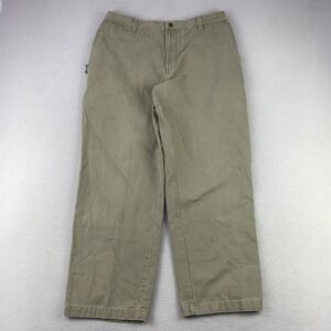 Columbia ROC Canvas Cargo Pants Mens 36x30 Khaki Outdoor Casual Cotton Chino Y2K